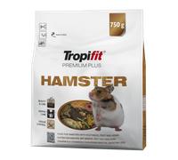 Hamster Premium Plus 750g - Complet Nourriture pour Hamsters avec légumineuses, Fruits et Fines Herbes