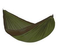 Tropilex Hamac de Camping Randonnée Voyage pour 1 Personne | Capacité 120 kg | Toile Parachute Ultra-Léger & Imperméable | Hamac Exterieur Portable Vert Militaire