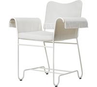 Tropique Chaise de Salle à Manger à Franges Blanc/Leslie 06