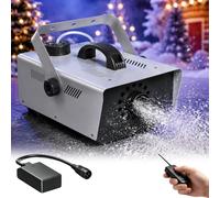 Troqullium Machine à Neige 1000 W for l'extérieur et l'intérieur | Capacité du réservoir 1L, for les fêtes, Noël, mariages, événements, effets de scène et de pays des merveilles hivernales