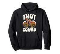 Trot Squad Funny Thanksgiving Day Turquie Pilgrim Automne Sweat à Capuche