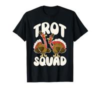 Trot Squad Funny Thanksgiving Day Turquie Pilgrim Automne T-Shirt