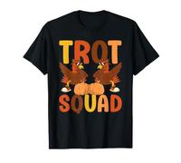 Trot Squad Funny Thanksgiving Day Turquie Pilgrim Automne T-Shirt