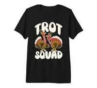 Trot Squad Funny Thanksgiving Day Turquie Pilgrim Automne T-Shirt Haut de Gamme