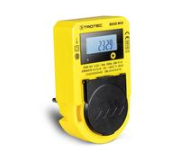 TROTEC BX50 MID Compteur d’énergie conforme MID - Wattmètre prise 230 V, mesure consommation électrique, compteur kWh professionnel pour facturation, chantier et photovoltaïque balcon