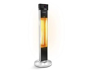 TROTEC Chauffage infrarouge radiant pour terrasse IRS 2000 E 2000 W | 3 allures de chauffe, avec télécommande, pour 15 m²