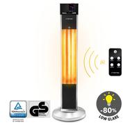 Trotec Chauffage infrarouge sur pied IRS 2000 E, 2 000 W pour terrasse