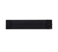 TROTEC Chauffage radiant sans lumière IRD 1200 Parasol Chauffage électrique Infrarouge Radiateur Radiant Halogene mural pour Terrasse de Jardin Exterieur, 1200 W, 8 m²