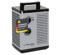 TROTEC Chauffage soufflant céramique TDS 10 P, puissance de chauffe de 2 kW | 2 niveaux de chauffe et 1 position air froid, chaleur sans condensation, produite sans consommation d'oxygène ni fumées