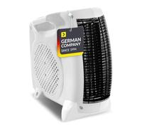 TROTEC Chauffage soufflant compact 2000 W TFH 19 E - 2 niveaux de chauffe | Thermostat réglable, position verticale ou horizontale, fonction ventilateur, protection anti-surchauffe