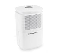 TROTEC Déshumidificateur TTK 30 E - Pour 25 m² max, 18 L/24h, hygrostat LED, 4 modes dont séchage linge, minuterie, bac avec sécurité enfant, drainage continu - chambre, salle de bain