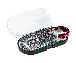 Trotec Ensemble de 40 pièces de clés à douille et embouts