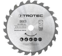 TROTEC Lames bois pour scie circulaire Ø 190 mm (24 dents) 3 pces