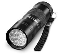 TROTEC Lampe torche UV 6F | Lampe de poche LED UV compacte à 12 LEDs Technique LED ultraviolette Lampe à main