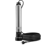 TROTEC Pompe de puits TDP 370 E - 700 W 5100 l/h - hauteur refoulement 40m, prise électrique, arrosage, pompe puit immergée