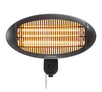 TROTEC Radiant Infrarouge électrique IR 2000 S Parasol Chauffage électrique Infrarouge Radiateur Radiant Halogene Mural pour Terrasse de Jardin Exterieur, Table à Langer ou Salle de Bain, 2000 W