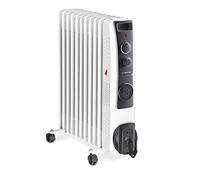 TROTEC Radiateur bain d'huile TRH 23 E, 2500 watts, Thermostat à réglage, silencieux, ventilateur
