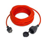 TROTEC Rallonge Haute qualité 15 m | 230 V | 1,5 mm² | rallonge électrique avec câble H05RR-F 3G1,5