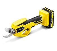 TROTEC Sécateur sans fil PGSS 15-20V - Diamètre max 28 mm - Batterie incluse - Secateur électrique puissant 2000 mAh - 900 coupes par charge