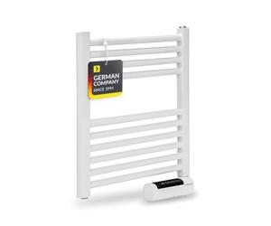 TROTEC Sèche-Serviette électrique connecté TWH 300 S - Montage Mural - 300W | Wi-Fi, IPX4, Design moderne à tube plat, fonctionnement silencieux, idéal pour salle de bain et WC d'invités