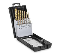 TROTEC Set de forets à métaux en acier rapide (HSS, set de 15)