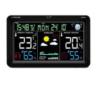 TROTEC Station météo BZ29OS avec capteur extérieur et écran couleur thermomètre intérieur extérieur