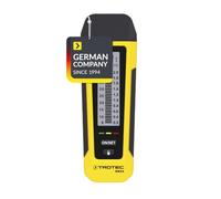 TROTEC Testeur d’humidité BM22 humidimètre mesure humidité bois et bâtiment | Affichage à double échelle, pointes acier remplaçables, thermomètre intégré, arrêt automatique