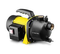 TROTEC TGP 1000 E Pompe de jardin 1000 W, 3300 l/h, hauteur de refoulement 42 m, aspiration 7 m, pour eau claire, citerne, récupérateur d’eau de pluie, bassin et puits