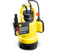 TROTEC TWP 7536 E pompe submersible pour eaux chargées, 750 W, 12 500 l/h, refoulement 8 m, particules 25 mm, flotteur et Quick Connect