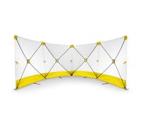 Trotec VarioScreen cloison de protection visuelle 4*180*180 Jaune