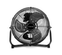 TROTEC Ventilateur de sol TVM 10 - métal noir, tête inclinable 120°, 3 vitesses, 56 dB