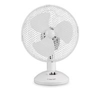 TROTEC Ventilateur de Table oscillant TVE 9 (Ø 23 cm / 25W), Brasseur d'air, Réglable à 2 Vitesses, pour Maison et Bureau, Oscillant horizontalement à 90°, réglable verticalement 30°