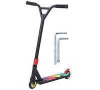 Trotinette Adulte Portable Légère, Stunt Scooter Noir, Aluminium Renforcé - Contrôle Stable, Frein Sécurisé, Adaptée Ville et Loisirs