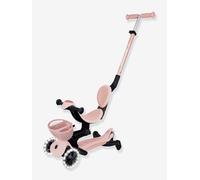 Globber Trottinette évolutive GO-UP Baby Lights 360 3-en-1 Roues LED Rose pastel