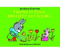 Trotro et Zaza arrosent les fleurs