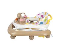 Trotteur 3 en 1 avec 3 hauteurs réglables, Evolutif Baby Walker, siège et plateau amovibles, centre d'activités pour 6+ mois, 62 x 68 x 36-81 cm/kaki