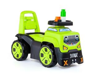 Trotteur 3 En 1 Suv + Jeu De Blocs - Molto - Camion Autoporté - Evolutif - Effets Sonores - Piles Fournies Multicolore