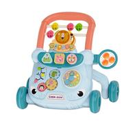 Trotteur Assis-debout, Siège De Marche D'apprentissage, Jouet Éducatif Pour La Petite Enfance, Un Cadeau Éducatif Polyvalent Pour Les Bébés Et Les Tout-petits (Bleu)