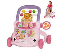 Trotteur Assis-debout, Siège De Marche D'apprentissage, Jouet Éducatif Pour La Petite Enfance, Un Cadeau Éducatif Polyvalent Pour Les Bébés Et Les Tout-petits (Rose)
