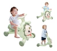 Trotteur Bébé 3 en 1,Avec Musique Éclairage,Multi Activités Montessori Deambulateur,Plusieurs Modes de Conversion,Convient aux Garçons et Aux Filles âgés de 6 Mois et Plus