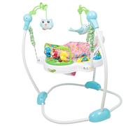 Trotteur bébé, 6 Mois jouets et activités, trotteur avec musique et lumières, siège rotatif à 360 degrés, 3 Réglable,siège rembourré et lavable en machine d'Eveil à Rebonds