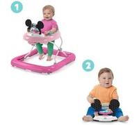 Trotteur bébé baby Minnie - Lumineux et Musical - 61 x 69 x 63 cm - Multicolore - Dès 6 mois Multicolore (Rose, Gris) G