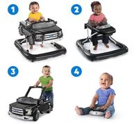 Bright Starts Trotteur bébé 3-en-1 Ford Agate Noir Noir