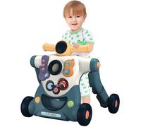 Trotteur Bebe, Garçons Et Filles Trois En Un Bébé Dans Un Scooter Vertical, Scooter ducatif Avec Centre DActivités