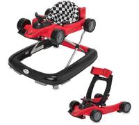 ib style® LITTLE SPEEDSTER | 2 en 1 | Trotteur bébé | Baby walker | avec effet sonore | EN 1273:2020 | ROUGE