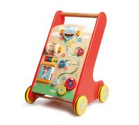 Trotteur d'activité en bois pour bébé