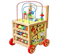 Trotteur en bois pour bébé - 33 x 33 x 47 cm