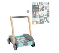 Trotteur En Bois Roba - Miffy® - Avec 35 Pièces De Blocs De Construction - Vert - Gris - Mixte Gris
