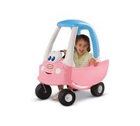 Trotteur Little Tikes Princess Cozy Coupé 2-en-1 violet rose avec klaxon et plancher amovible