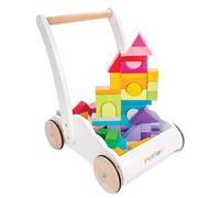 Le Toy Van – Chariot d'apprentissage PL22 Petilou, multi-activités, Montessori, dès 1 an, 45 blocs